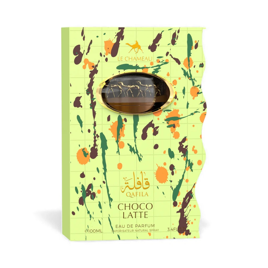 Inspired by Angel with a sweet tropical twist - LE CHAMEAU Qafila Choco Dubai Eau De Parfum 100ML