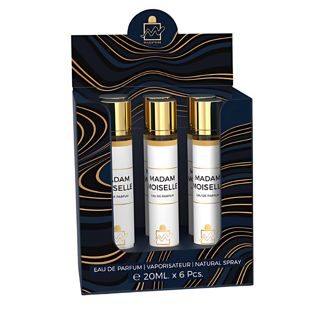 Inspired by Coco Mademoiselle -  Mademoiselle  Eau De Parfum 5x 20ml Plus 1 Free Tester