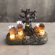 LED Halloween Graveyard 23 x 17cm