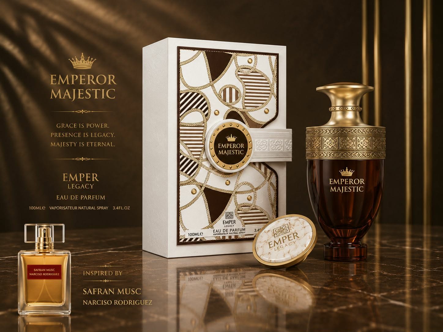 Inspired by Safran Musc - Emperor Majestic 100ml