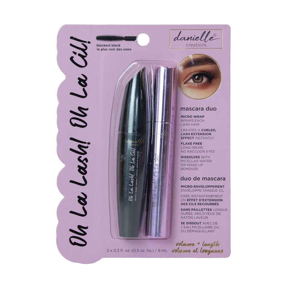 Danielle Creations Oh La Lash! Black Mascara Duo Gift Set