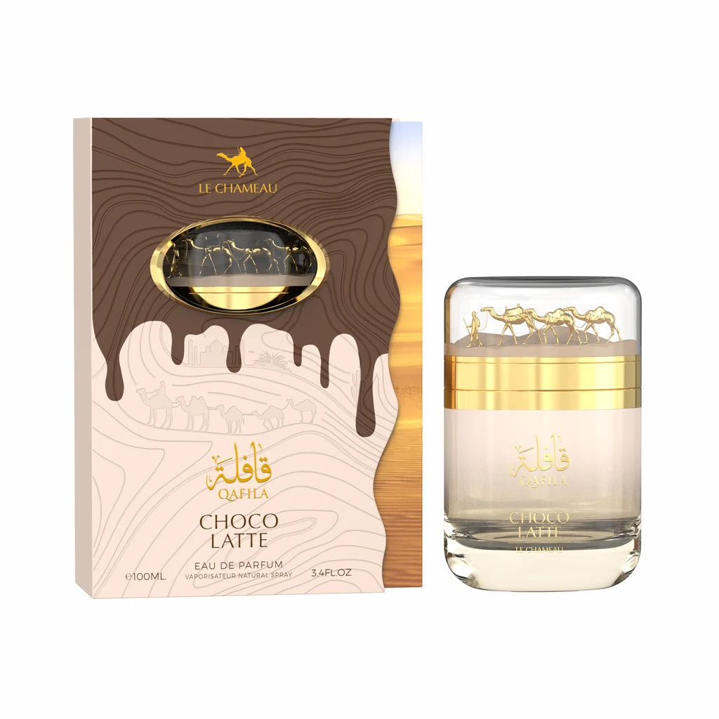 Inspired by Ariana Grande Cloud  with a twist - LE CHAMEAU Qafila Choco Latte Eau De Parfum 100ML