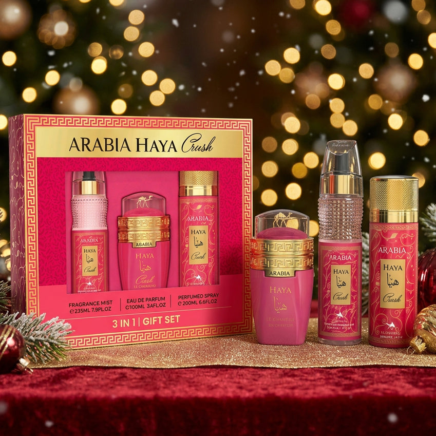 Inspired by Kayali Lovefest Burning Cherry 48 -  Gift Set Arabia Haya Crush EXCLUSIVE