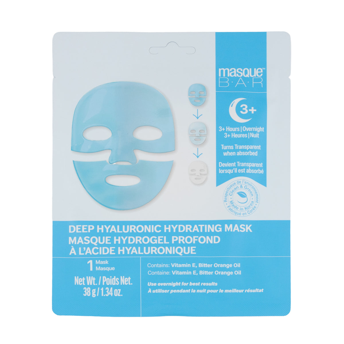 Hyaluronic Acid Color Changing Hydrogel Mask 1PC