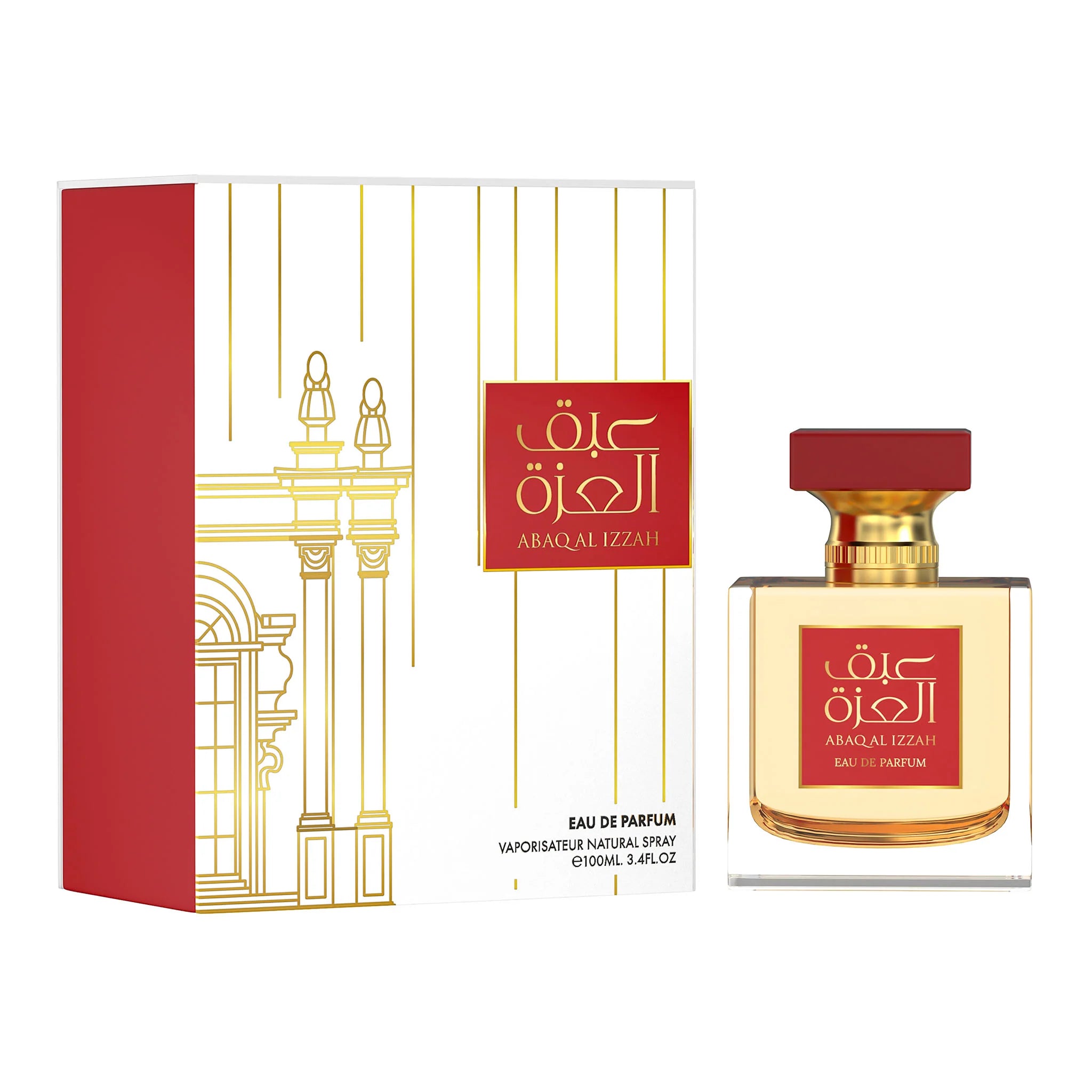 Inspired by Baccarat Rouge - AL FARES Abaq aL Izzah Eau De Parfum Unisex 100ML