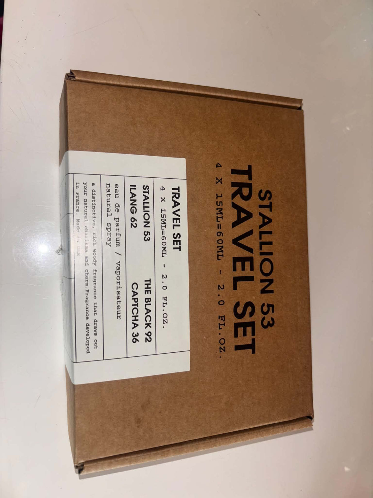 stallion 53 travel set + bottle holder