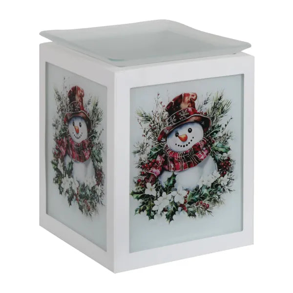 Electric Melter Snowman 14cm