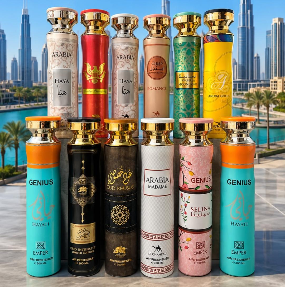 12 Duabi Inspired Airfresheners