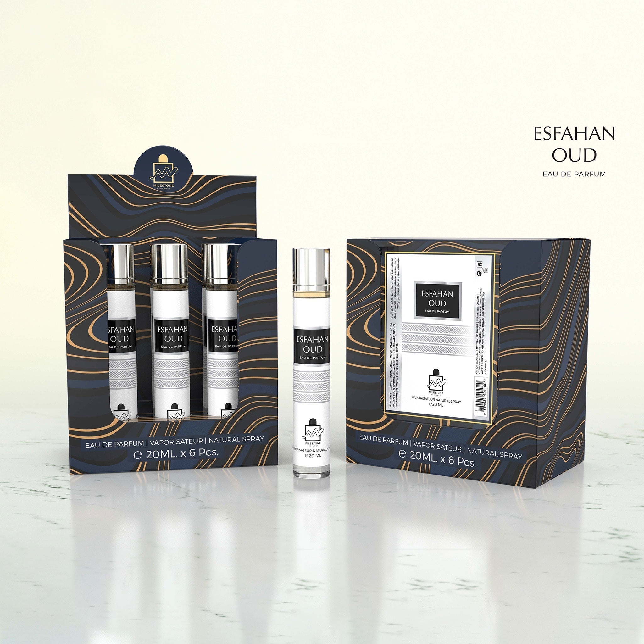 Inspire by Oud Ispahan Dior -  Esfahan Oud (Unisex) Eau De Parfum 5x 20ml Plus 1 Free Tester