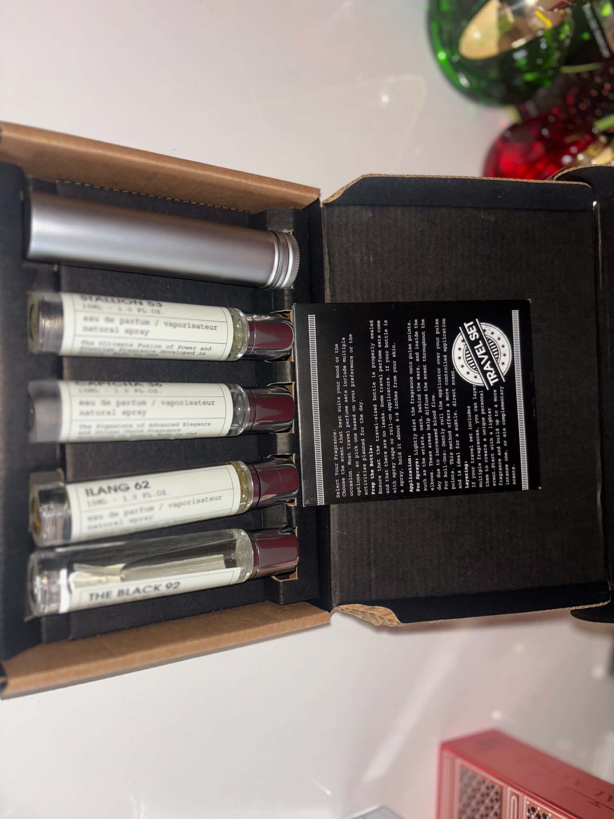 stallion 53 travel set + bottle holder