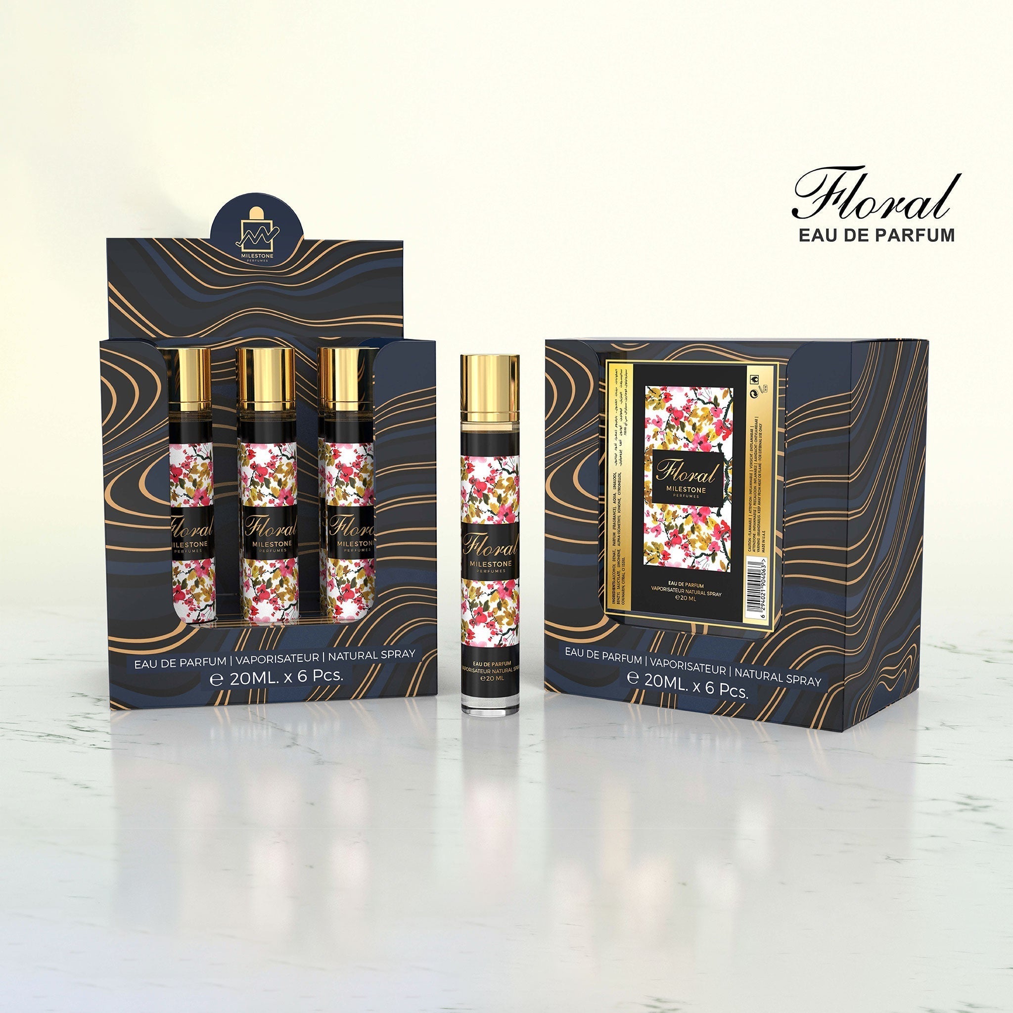 Inspired by Gucci Floral -  FLORAL Unisex Eau De Parfum 5x 20ml Plus 1 Free Tester