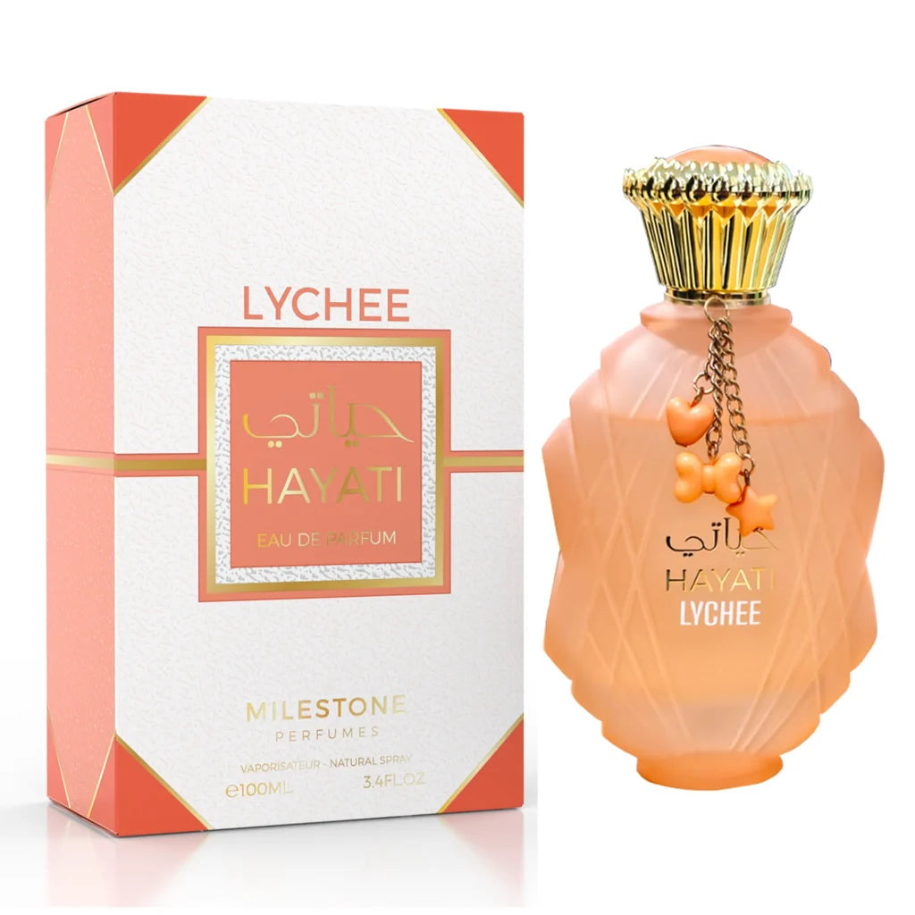 inspired by Kayali Eden Sparkling Lychee - MILESTONE Hayati Lychee Eau De Parfum 100ml