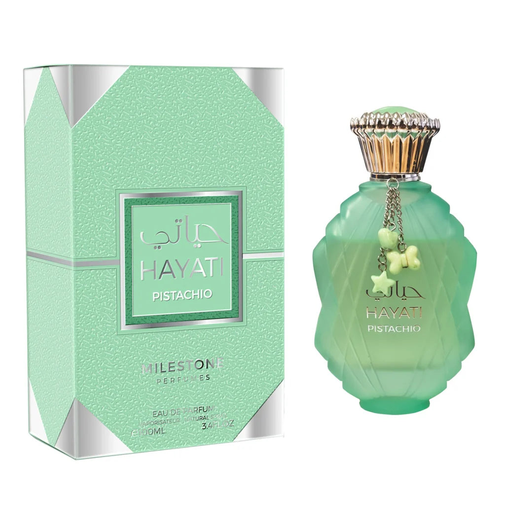 Kayali Yum Pistachio Gelato 33 - MILESTONE Hayati Pistachio Eau De Parfum 100ml