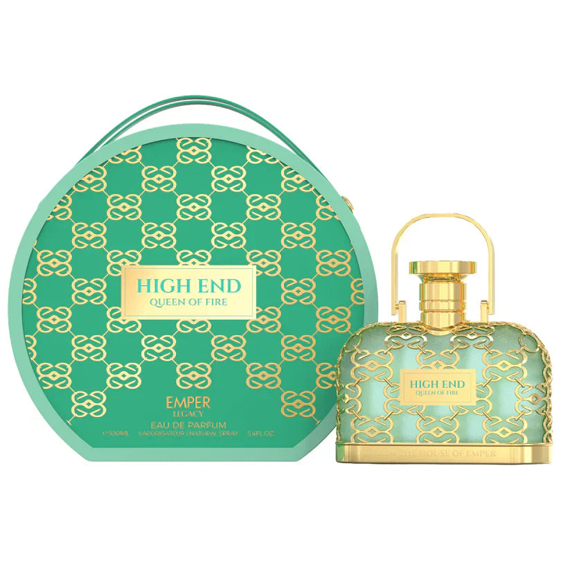 Inspired by Valentino Donna Born in Roma Green Stravaganza.- High End Queen of Fire