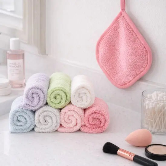 Erase Your Face Makeup removing Cloths 7pk Pastel