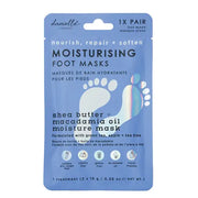 Moisturising Foot Mask with Shea Butter & Macadamia Oil (1 Pair)
