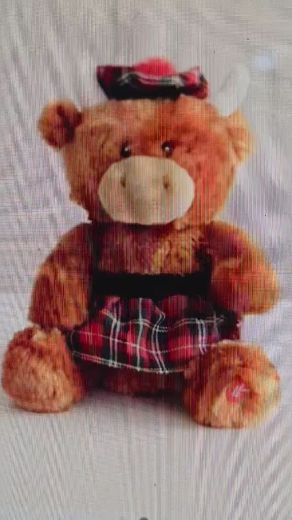 Load video: Highland Cow Donald Troosers 30cm (musical)