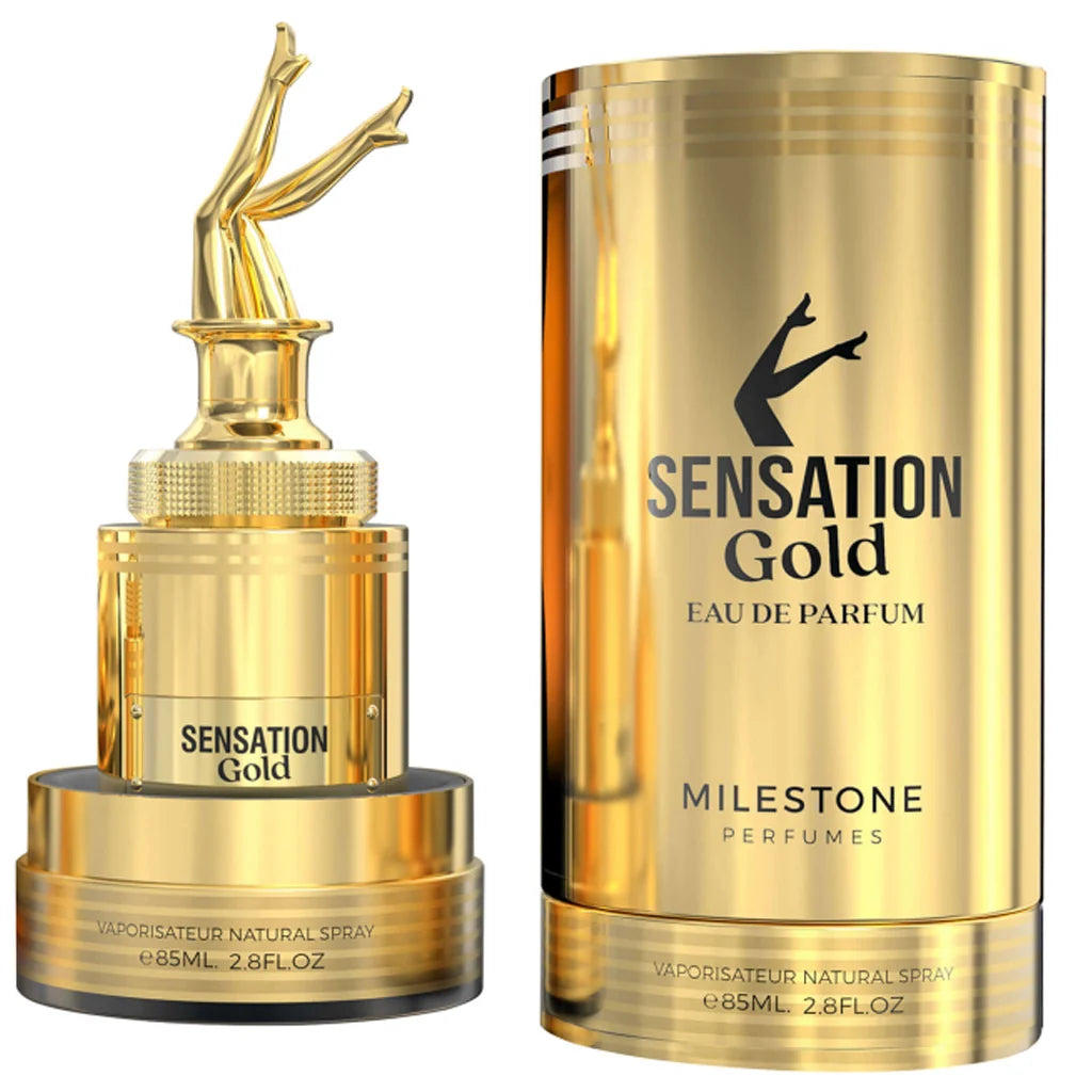 Inspired By jpg scandle gold  (EDP) -  MILESTONE SENSAYTION GOLD Eau De Parfum 100ml
