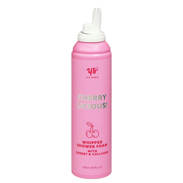 Yes Studio Cherry-Licious 265ml Whipped Shower Foam Collagen Infused