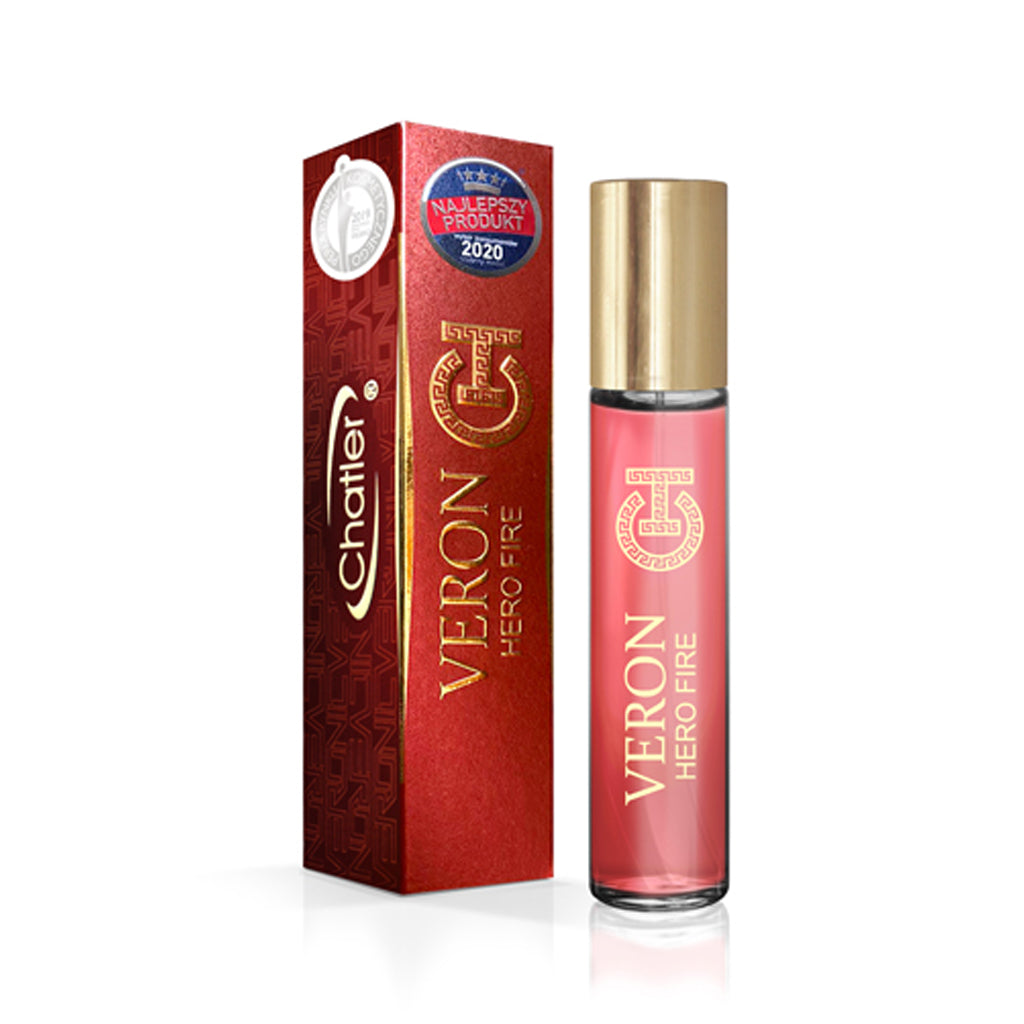 Inspired by Versace Eros Flame - Veron Hero Fire Eau De Parfum 5 x 30ml Plus 1 free tester