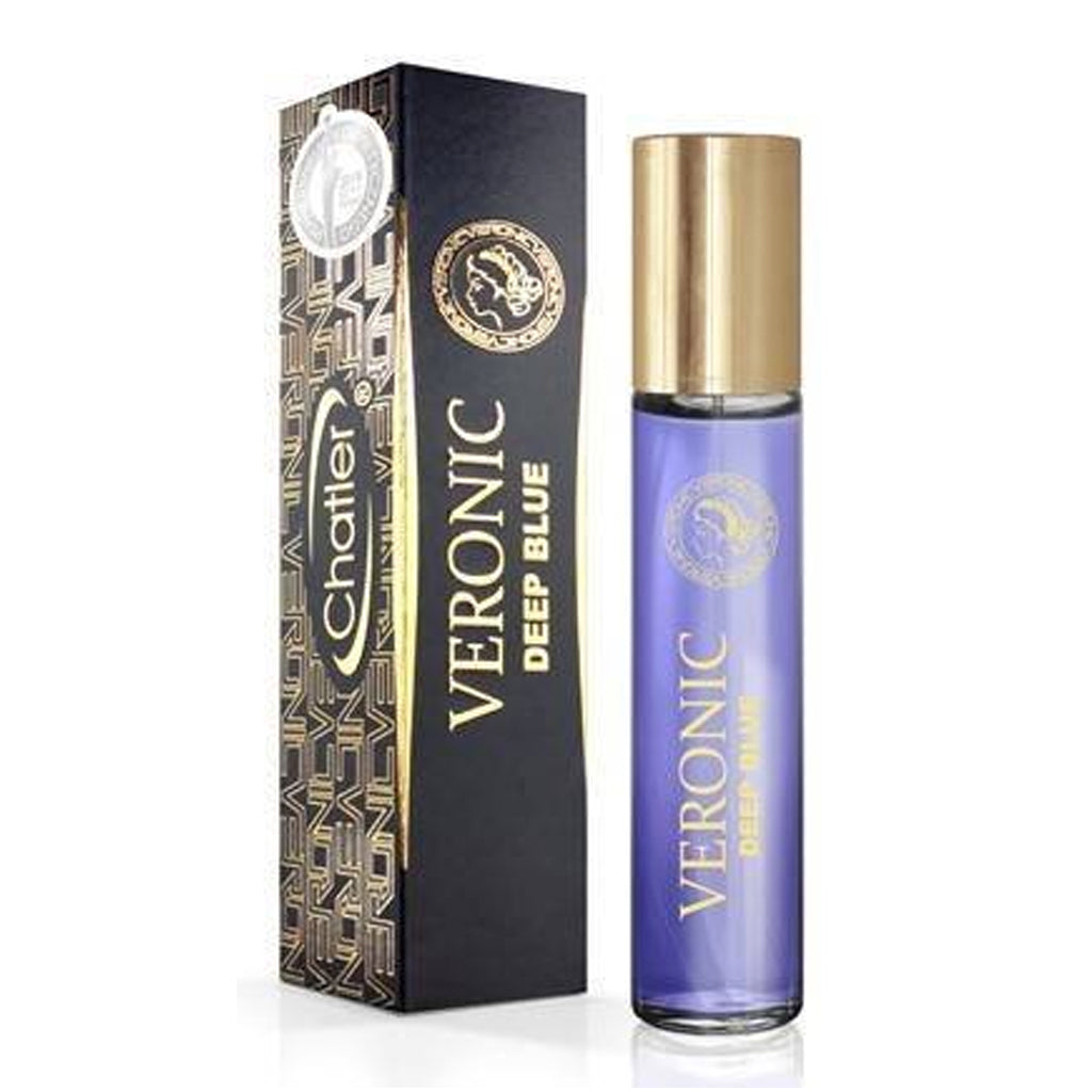 Inspired by Versace Dylan Blue Woman - VERONIC Deep Blue  Woman Eau De Parfum 5 x 30ml Plus 1 free tester
