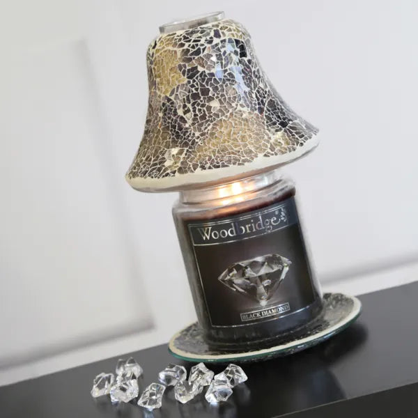 Black Diamond Woodbridge Large Scented Candle Jar