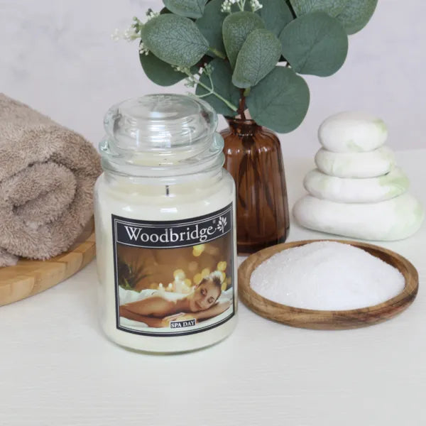 Spa Day Woodbridge Large Scented Candle Jar