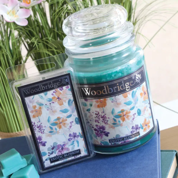Exotic Blossom Woodbridge Large Scented Candle Jar