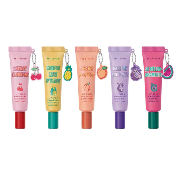 Yes Studio 5pc Lip Balm with Charm set